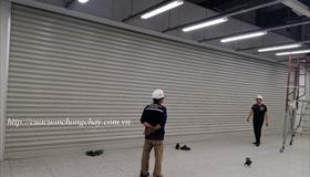 Video sản xuất lá cửa cuốn chống cháy rộng 12.4